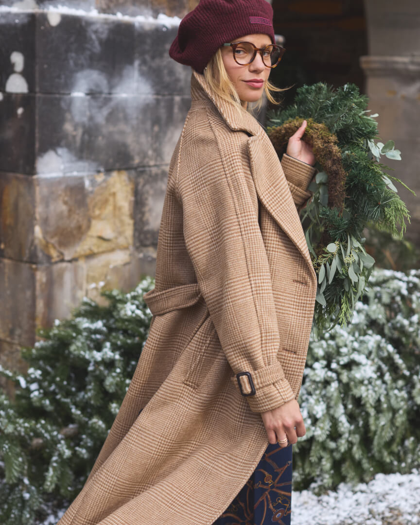 THE AMBERLEY WOOL BLEND COAT